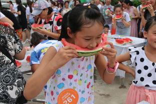 吃瓜大赛孩子,吃瓜大赛萌娃们的欢乐盛宴